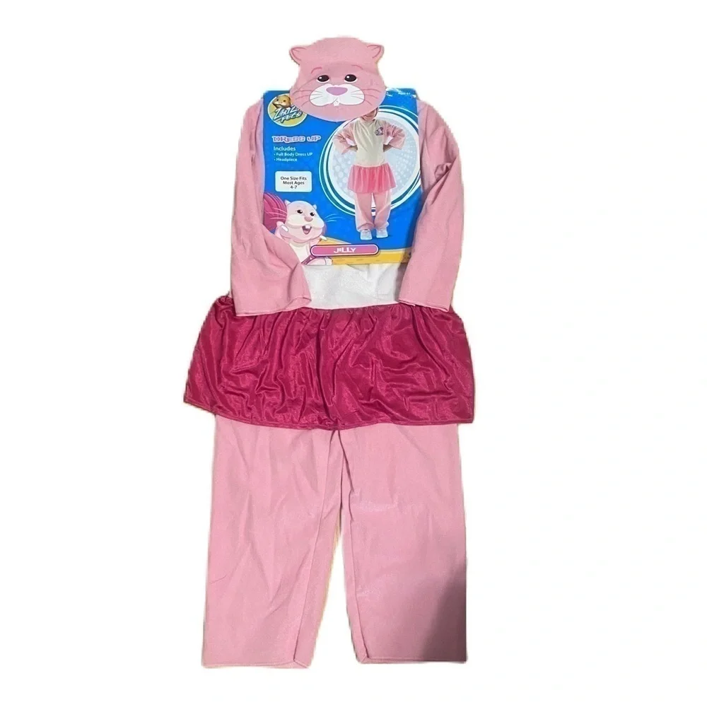 Zhu Zhu Pets Costume NEW Pink Sz 4-7 Cat Gerbil Guinea Pig Kids Vintage
